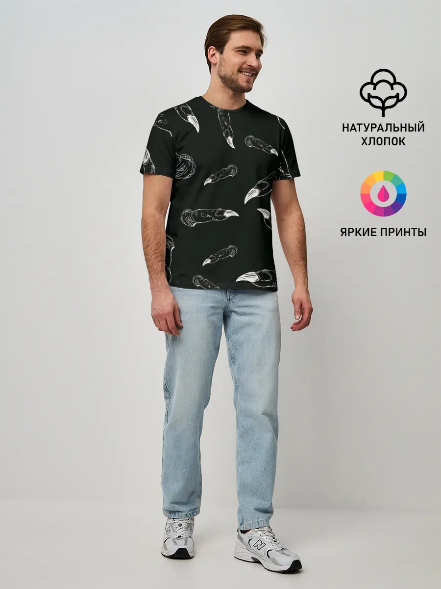 Мужская базовая футболка / Jujutsi Kaisen Sukuna - Пальцы