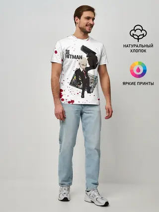 Мужская базовая футболка / ONE HITMAN