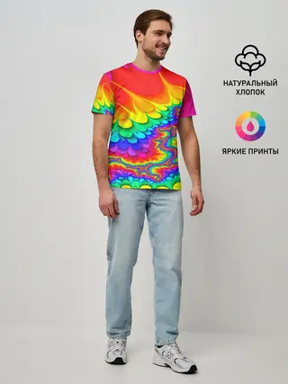 Мужская базовая футболка / TIE-DYE