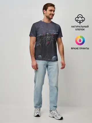 Мужская базовая футболка / Аниме Повелитель