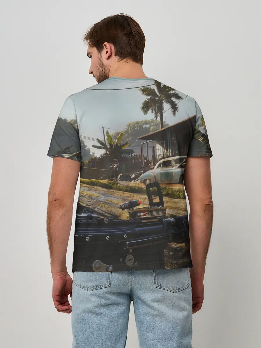 Мужская базовая футболка / Far Cry 6 game art