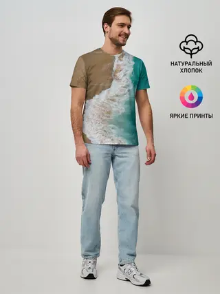 Мужская базовая футболка / Пляж / beach