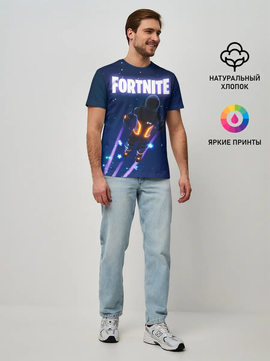 Мужская базовая футболка / Dark Voyager Fortnite