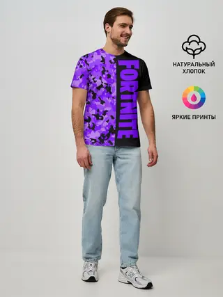 Мужская базовая футболка / Fortnite