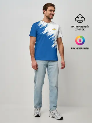 Мужская базовая футболка / Chevrolet