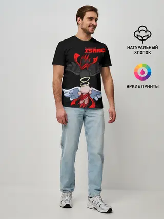 Мужская базовая футболка / The Binding of isaac Angels