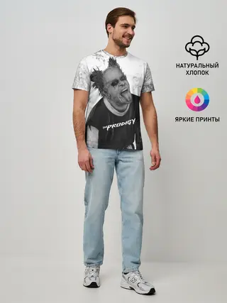 Мужская базовая футболка / THE PRODIGY | ПРОДИДЖИ