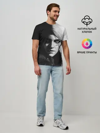 Мужская базовая футболка / Цирилла