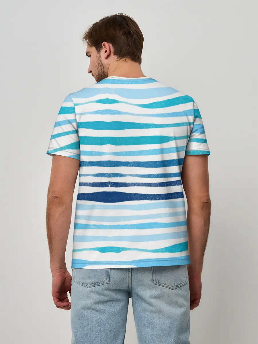 Мужская базовая футболка / Сова в шапке