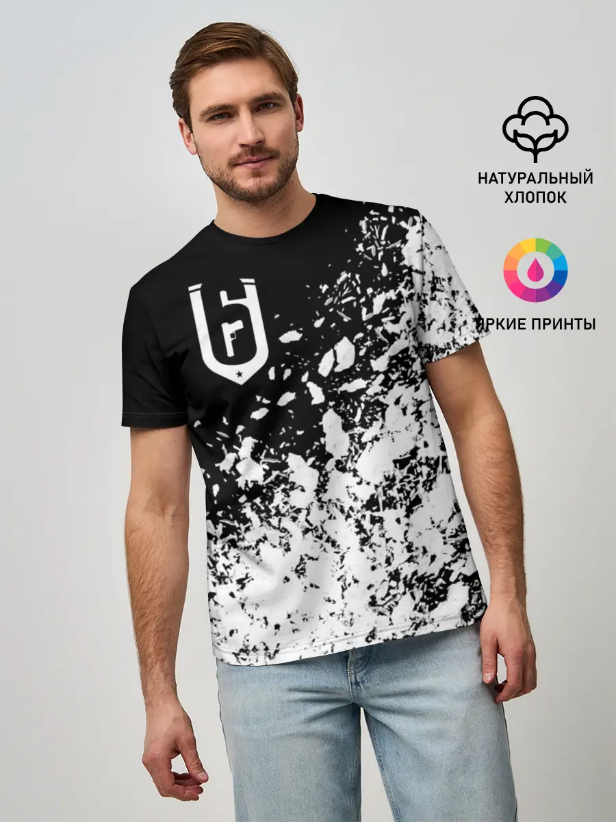 Мужская базовая футболка / RAINBOW SIX SIEGE