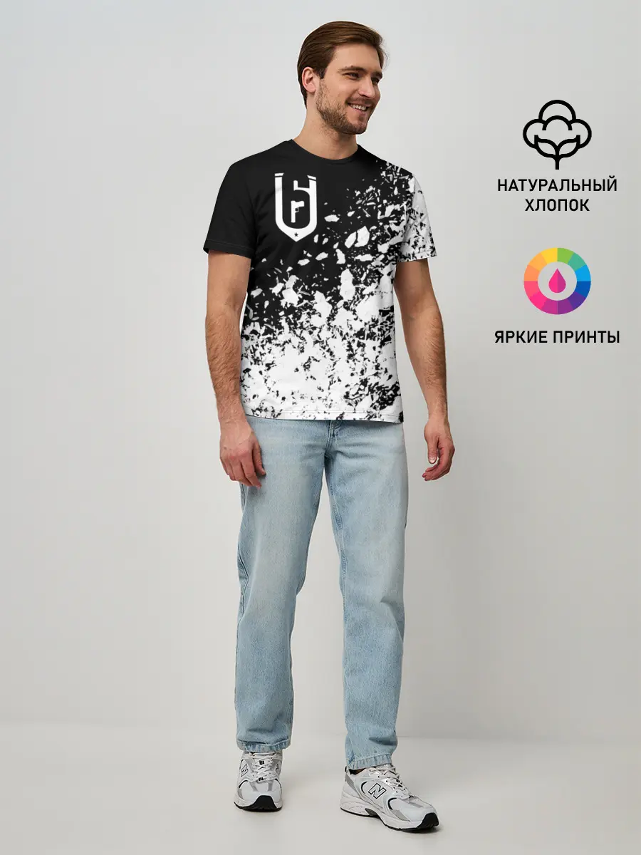 Мужская базовая футболка / RAINBOW SIX SIEGE