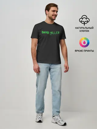 Мужская базовая футболка / Bambi killer