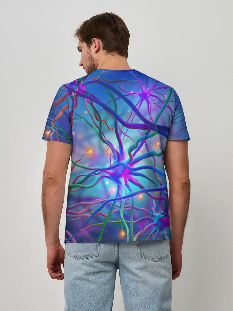 Мужская базовая футболка / НЕРВНЫЕ ОКОНЧАНИЯ