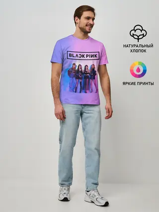 Мужская базовая футболка / BLACKPINK