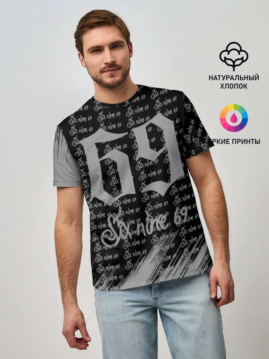 Мужская базовая футболка / 6IX9INE GOOBA,