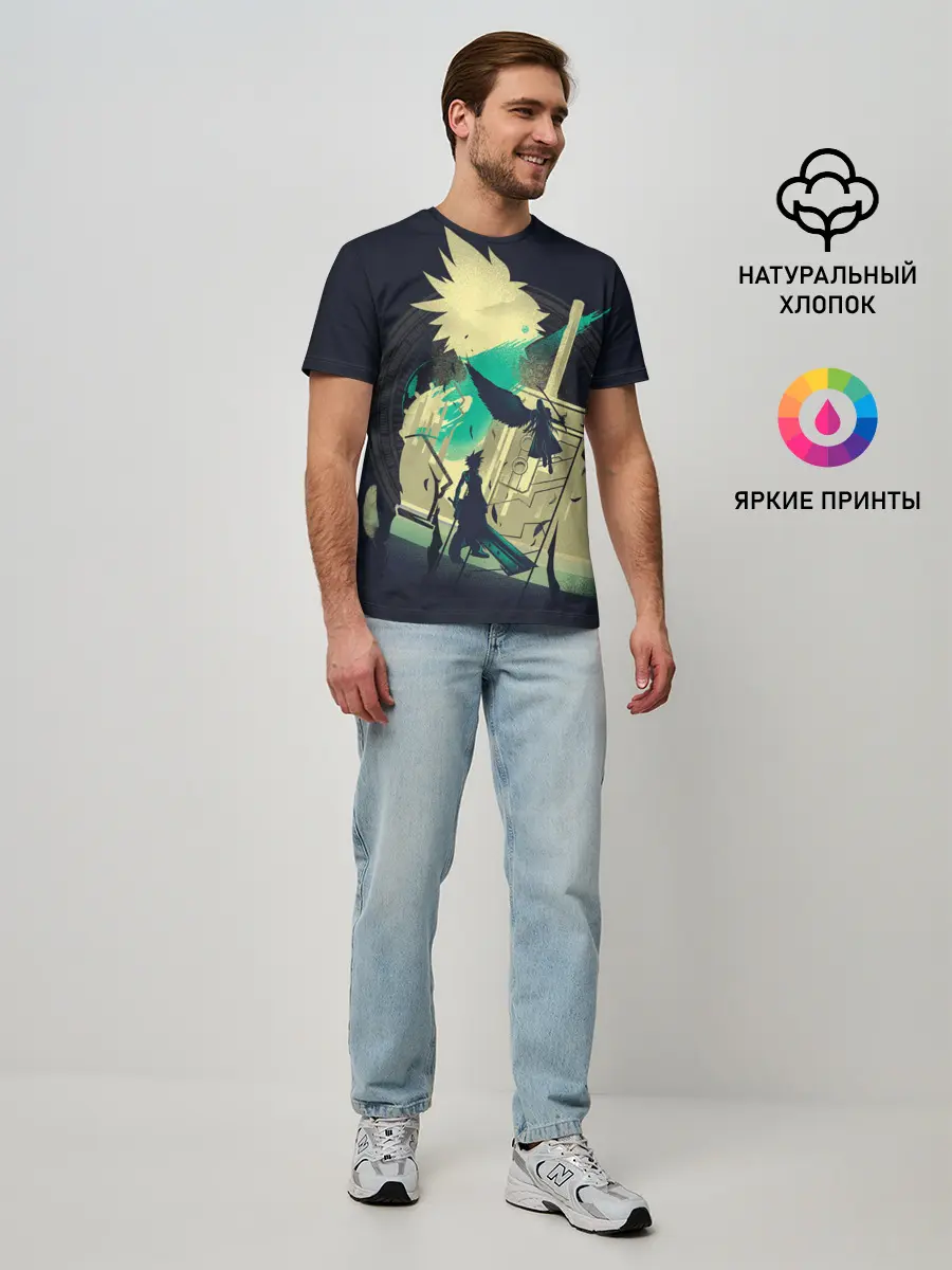 Мужская базовая футболка / Final Fantasy VII