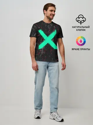 Мужская базовая футболка / Silence