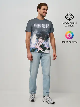 Мужская базовая футболка / Магическая битва