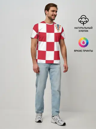 Мужская базовая футболка / Форма Хорватии