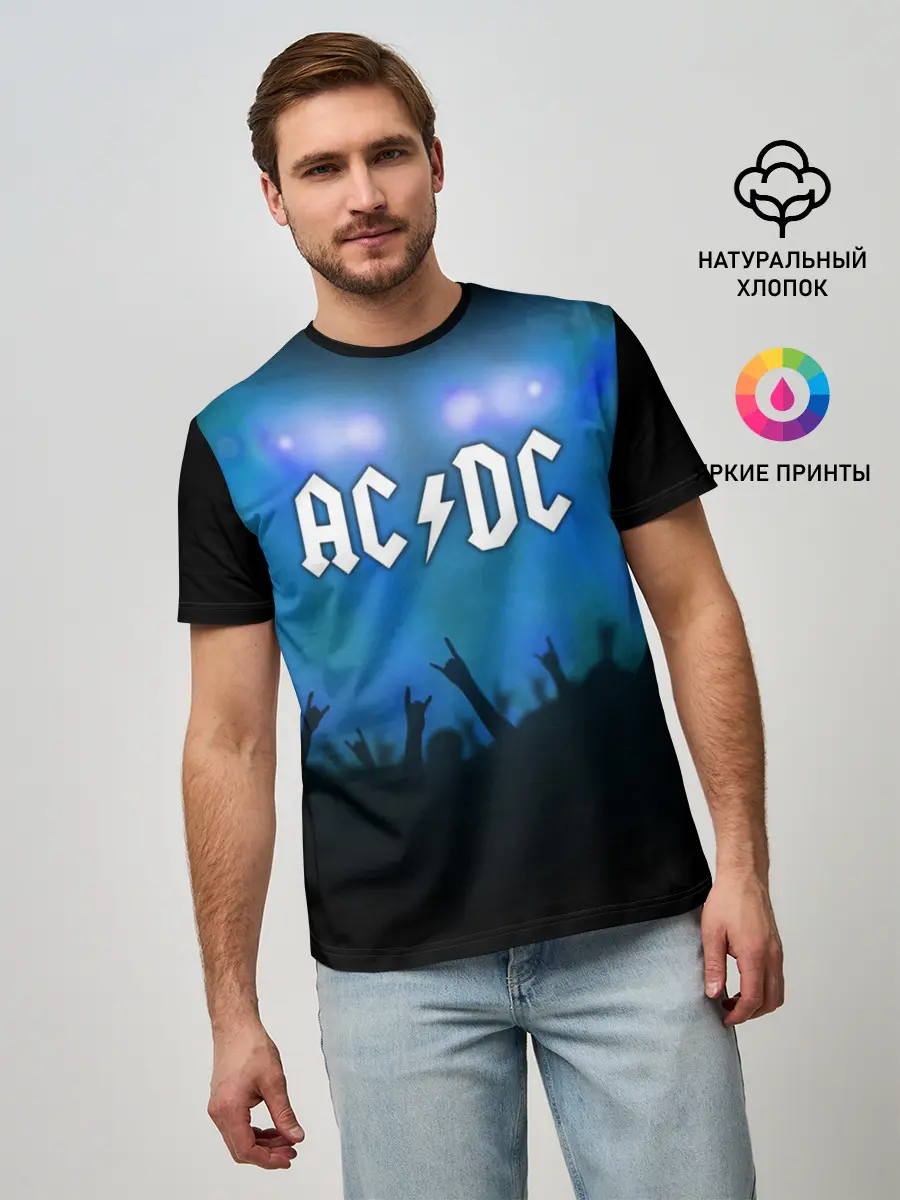 Мужская базовая футболка / AC/DC