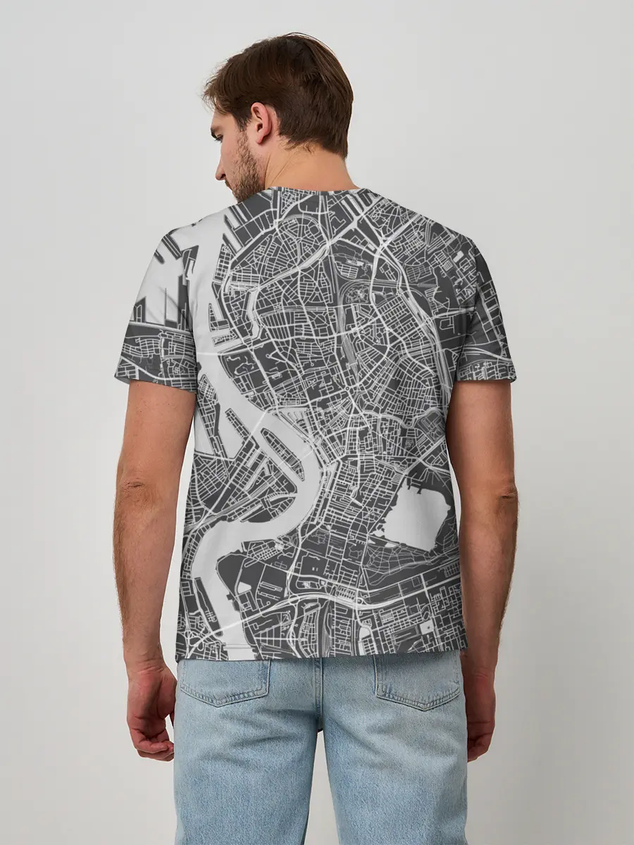 Мужская базовая футболка / генплан