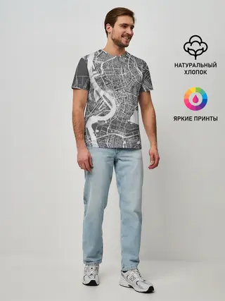 Мужская базовая футболка / генплан