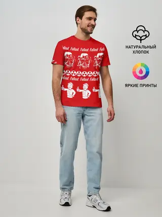 Мужская базовая футболка / Fallout свитер