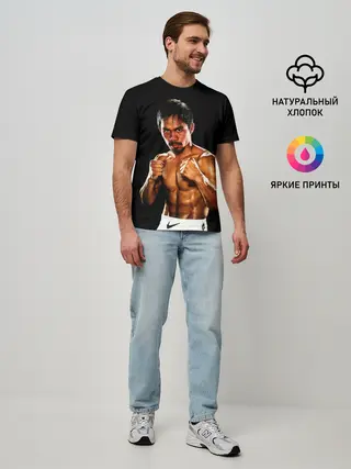 Мужская базовая футболка / Менни Пакьяо