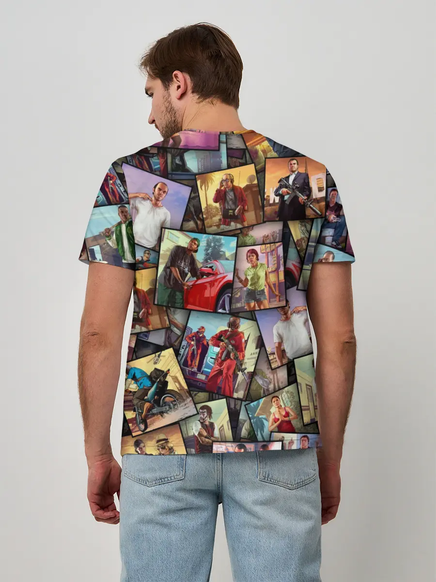 Мужская базовая футболка / GTA