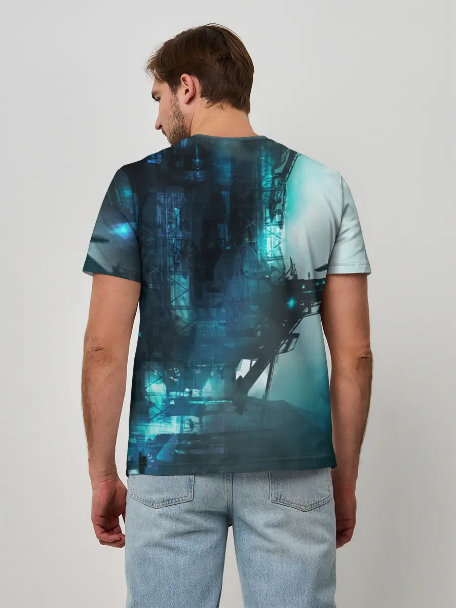 Мужская базовая футболка / Cyberpunk 2077