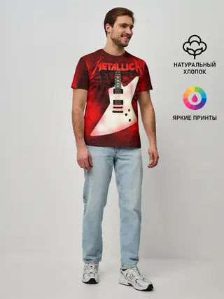 Мужская базовая футболка / Metallica