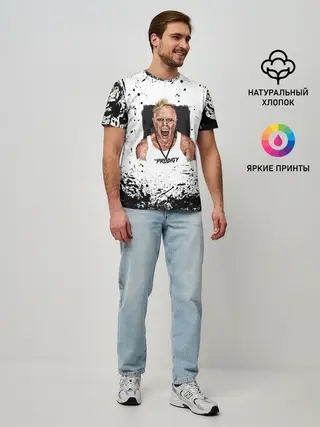 Мужская базовая футболка / THE PRODIGY | ПРОДИДЖИ