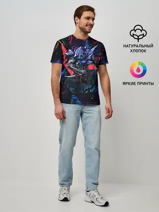 Мужская базовая футболка / Omen | Valorant