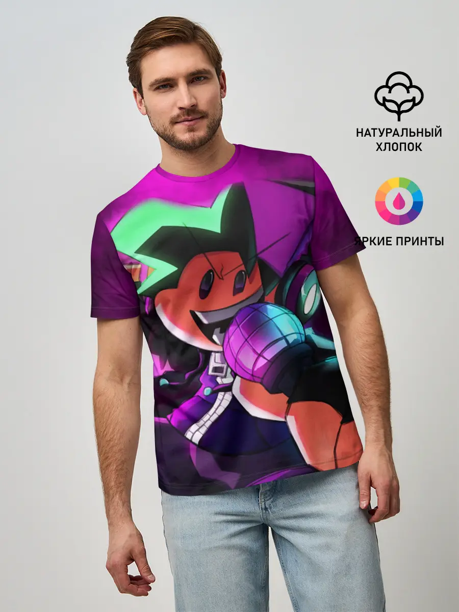 Мужская базовая футболка / Бойфренд