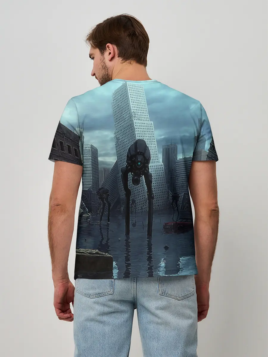 Мужская базовая футболка / Халф-лайф