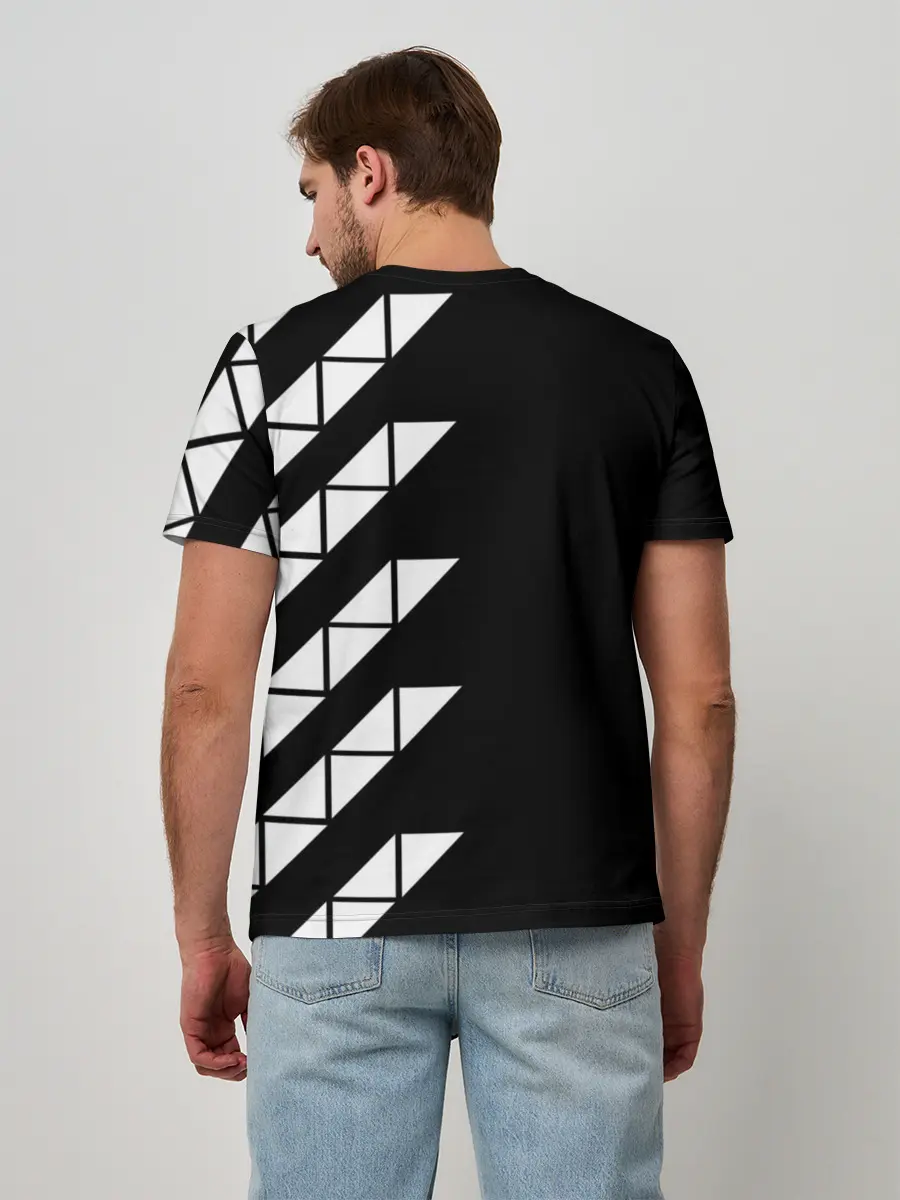 Мужская базовая футболка / AVICII ГЕОМЕТРИЯ
