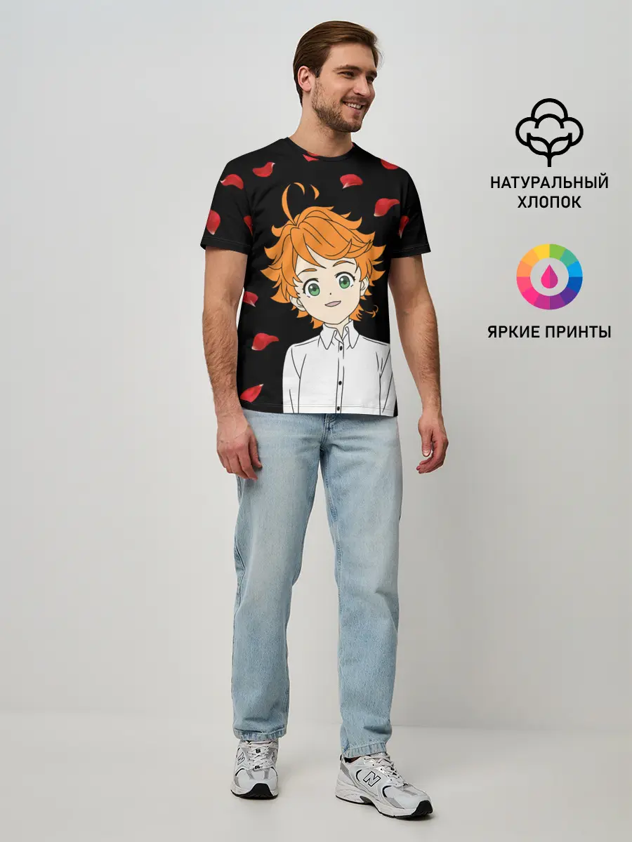 Мужская базовая футболка / Обещанный Неверленд/Эмма