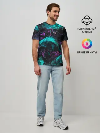 Мужская базовая футболка / ТЕКСТУРЫ