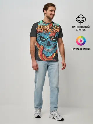 Мужская базовая футболка / Bring Me the Horizon