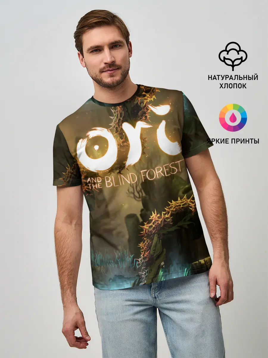 Мужская базовая футболка / Ori and the Blind Forest