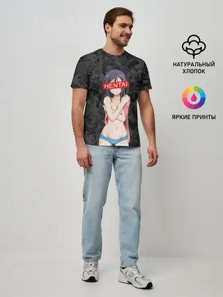 Мужская базовая футболка / Японская анимация