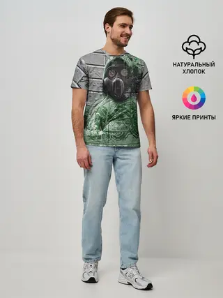 Мужская базовая футболка / Сталкер | Метро