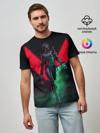 Мужская базовая футболка / Viper Valorant