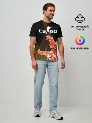 Мужская базовая футболка / CS:GO - Howl