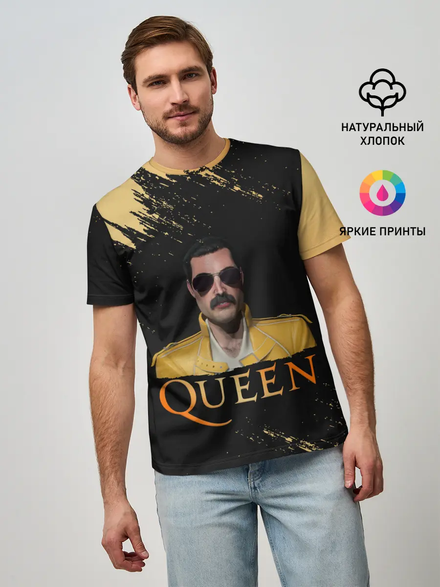 Мужская базовая футболка / Фредди Меркьюри | Freddie Mercury