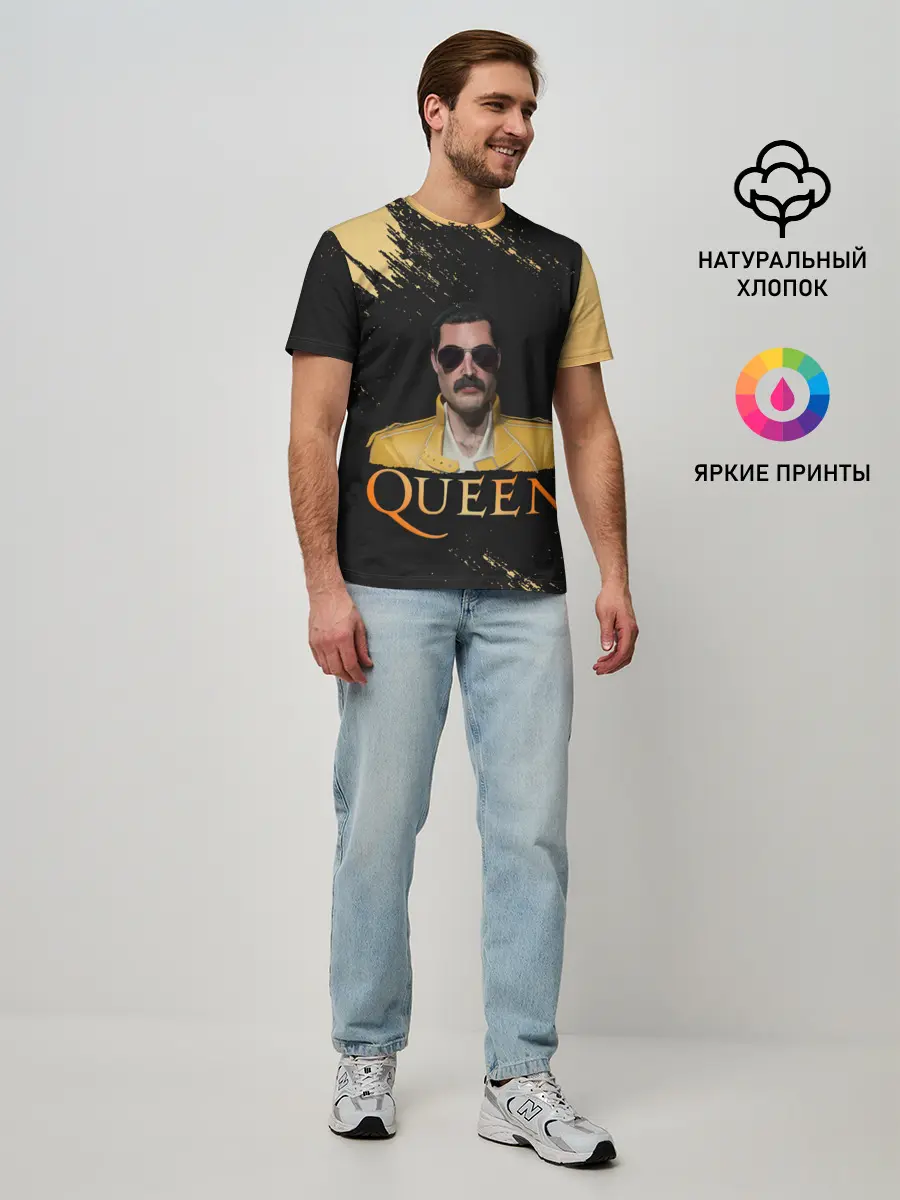 Мужская базовая футболка / Фредди Меркьюри | Freddie Mercury