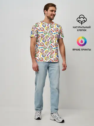 Мужская базовая футболка / Бигль