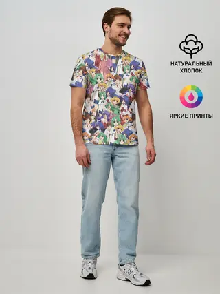 Мужская базовая футболка / Аниме Когда плачут цикады