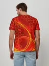Мужская базовая футболка / Неоновый Огонь