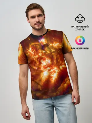 Мужская базовая футболка / Звезда